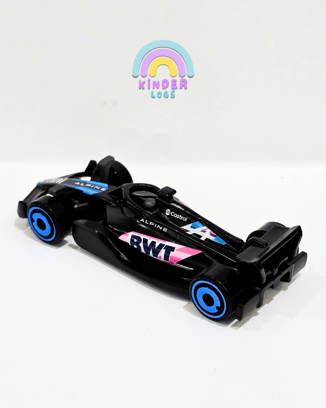 Hot Wheels BWT Alpine F1 Team Car (Uncarded) - Kinder Logs