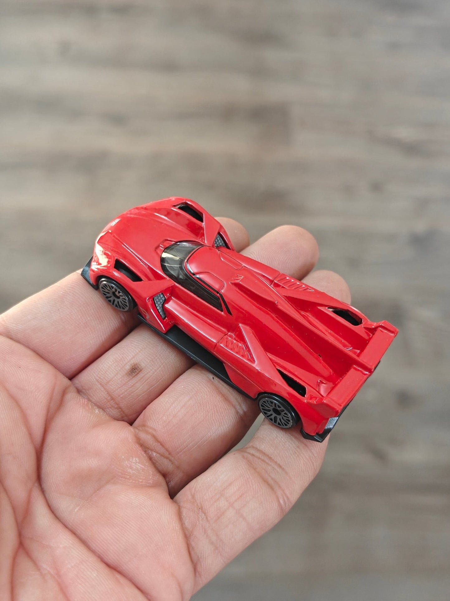 Hot Wheels Cadillac Project GTP Hypercar - Red (Uncarded - New) - Kinder Logs