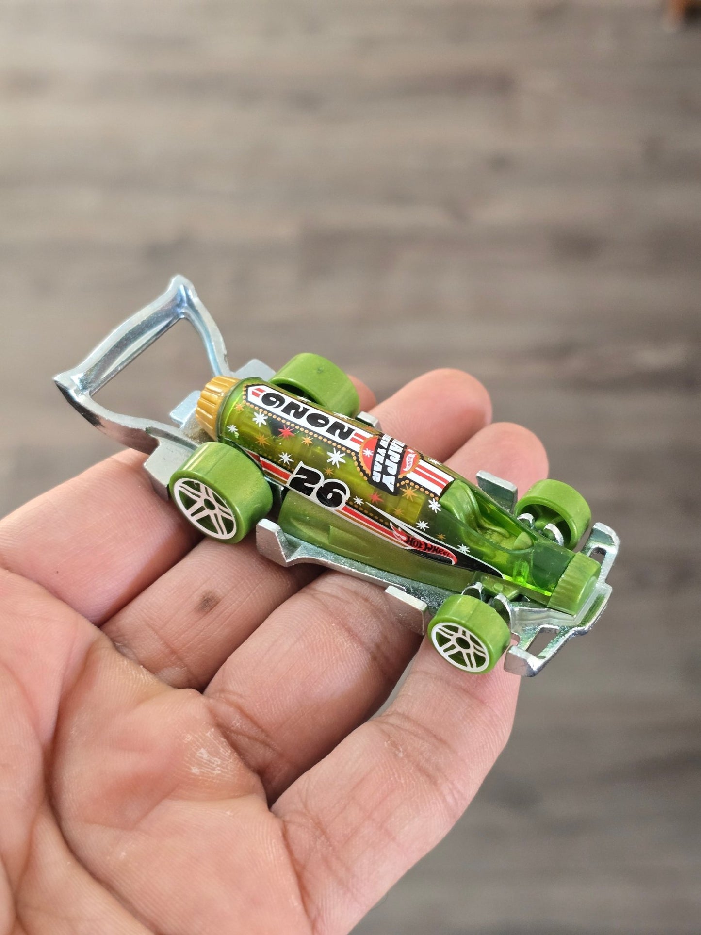 Hot Wheels Carbonator - 2026 Bottle Opener Car (Uncarded - New) - Kinder Logs