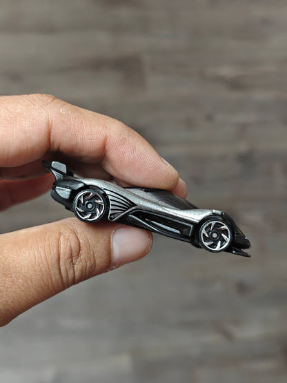Hot Wheels Celero GT - Silver (Uncarded - New) - Kinder Logs