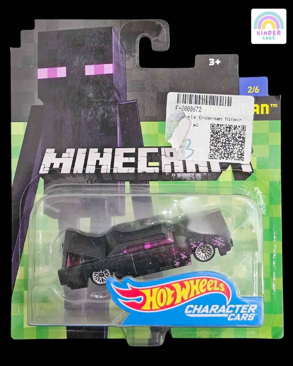 Hot Wheels Character Cars - Minecraft Enderman - Kinder Logs