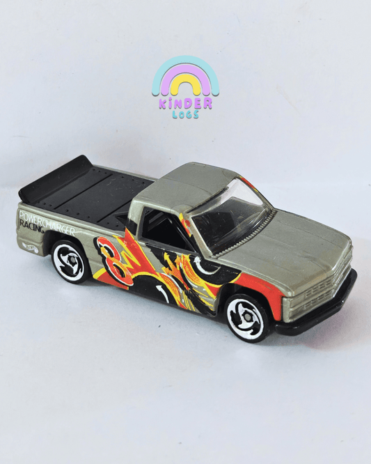 Hot Wheels Chevrolet 1500 - Grey (Uncarded - New) - Kinder Logs