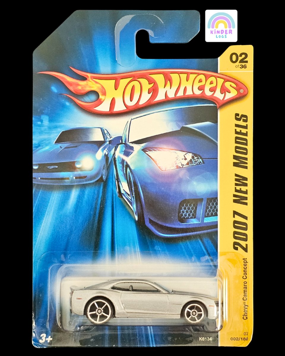 Hot Wheels Chevrolet Camaro Concept - Rare Card - Kinder Logs