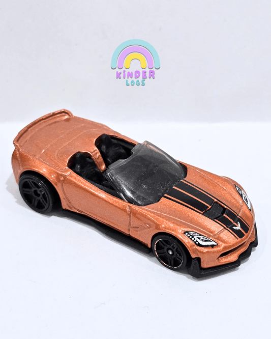 Hot Wheels Chevrolet Corvette C7 Z06 Convertible (Used Car) - Kinder Logs