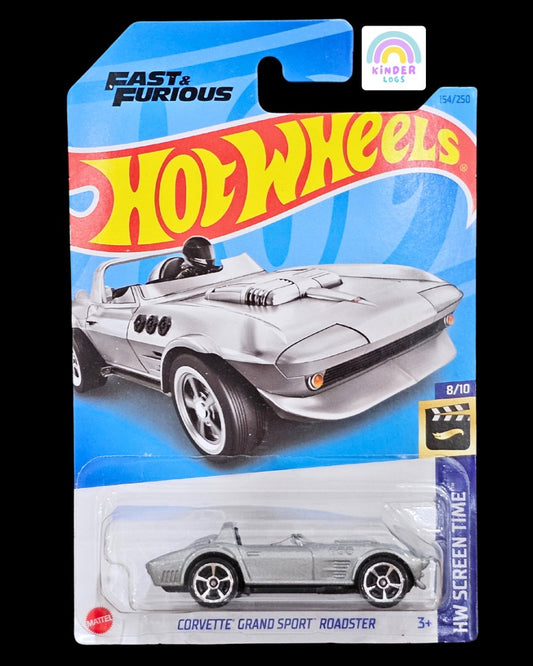 Hot Wheels Chevrolet Corvette Grand Sport Roadster (Imported) - Kinder Logs