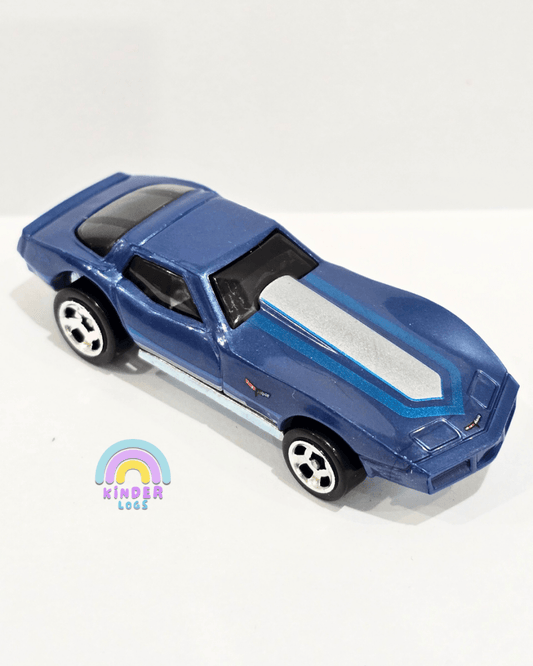 Hot Wheels Chevrolet Corvette Stingray - Blue (Uncarded) - Kinder Logs