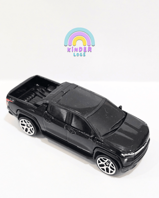 Hot Wheels Chevrolet Silverado EV RST - Black (Uncarded) - Kinder Logs