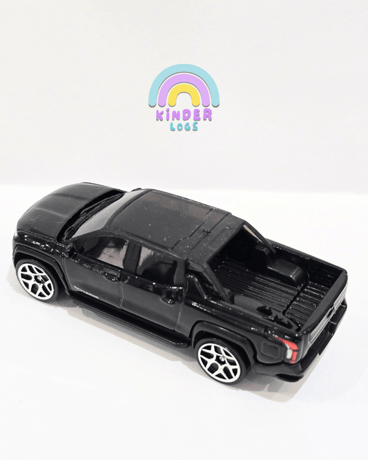 Hot Wheels Chevrolet Silverado EV RST - Black (Uncarded) - Kinder Logs