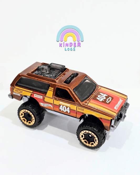 Hot Wheels Chevy Blazer 4x4 - Brown (Uncarded - New) - Kinder Logs