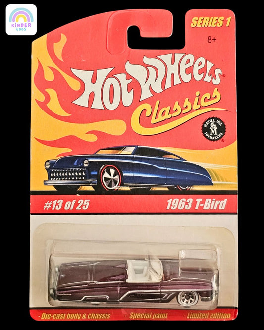 Hot Wheels Classics 1963 Ford Thunderbird Limited Edition - Kinder Logs