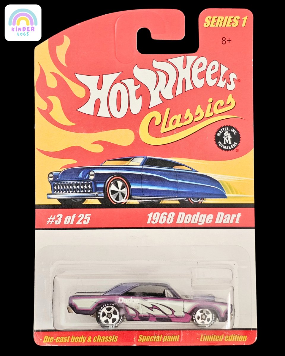 Hot Wheels Classics 1968 Dodge Dart Limited Edition - Kinder Logs