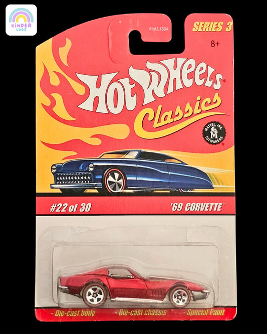 Hot Wheels Classics 1969 Chevrolet Corvette - Kinder Logs