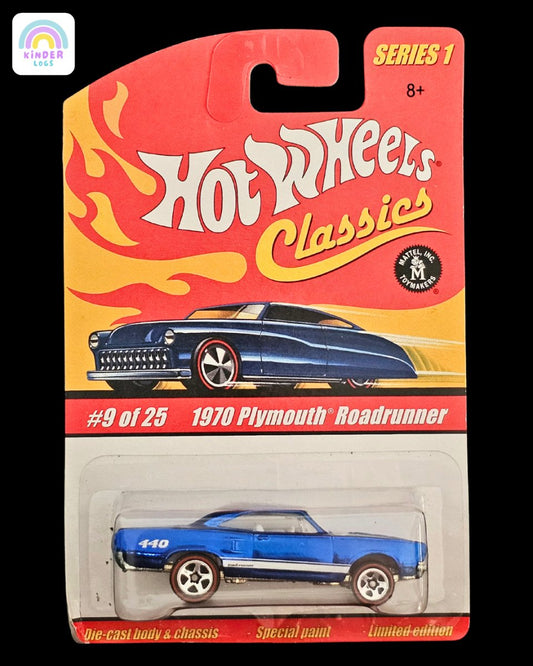 Hot Wheels Classics 1970 Plymouth Roadrunner Limited Edition - Kinder Logs