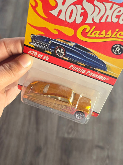 Hot Wheels Classics Purple Passion - Gold (Series 1 20) - Kinder Logs