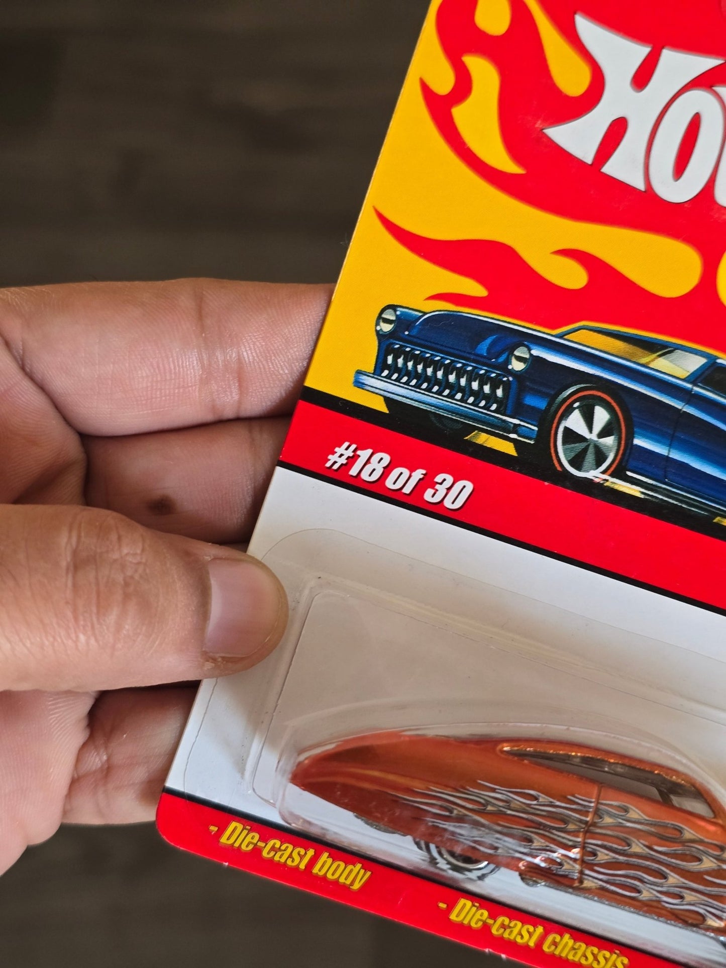 Hot Wheels Classics Purple Passion - Orange (Series 3 18) - Kinder Logs