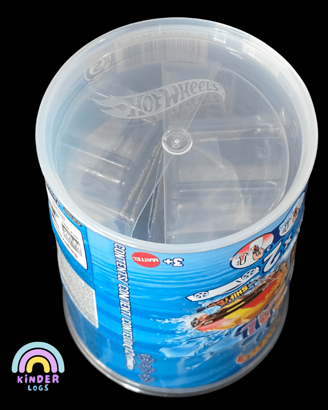 Hot Wheels Color Reveal Mystery Pack - Set of 2 Color Shifters (Black) - Kinder Logs