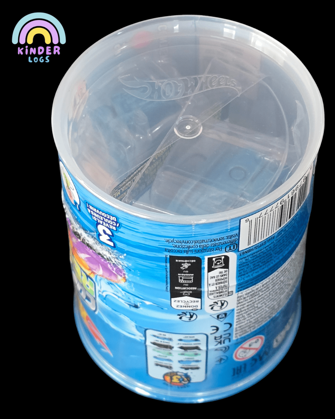 Hot Wheels Color Reveal Mystery Pack - Set of 2 Color Shifters (Blue) - Kinder Logs