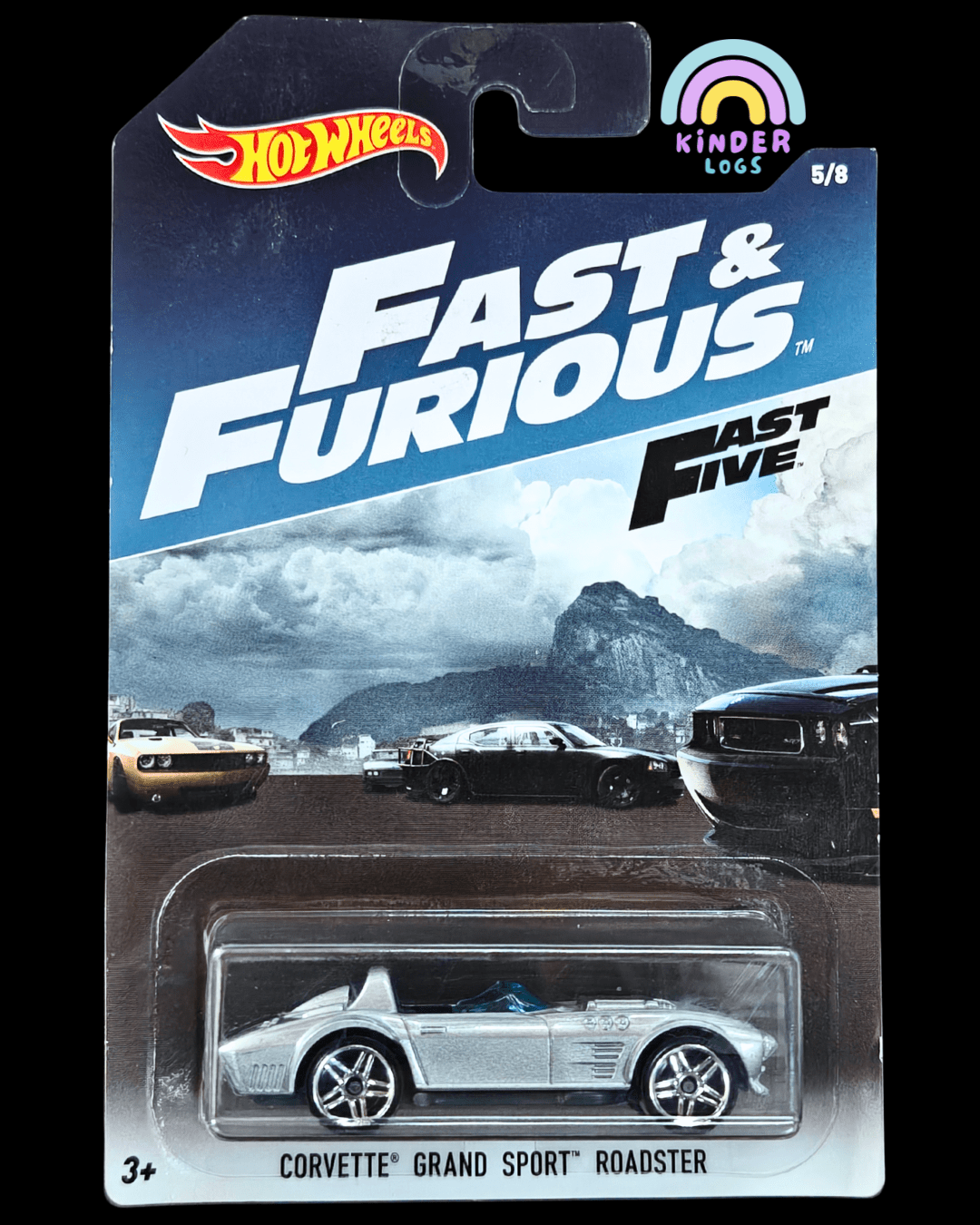 Hot Wheels Corvette Grand Sport Roadster - Fast Five (Imported) - Kinder Logs