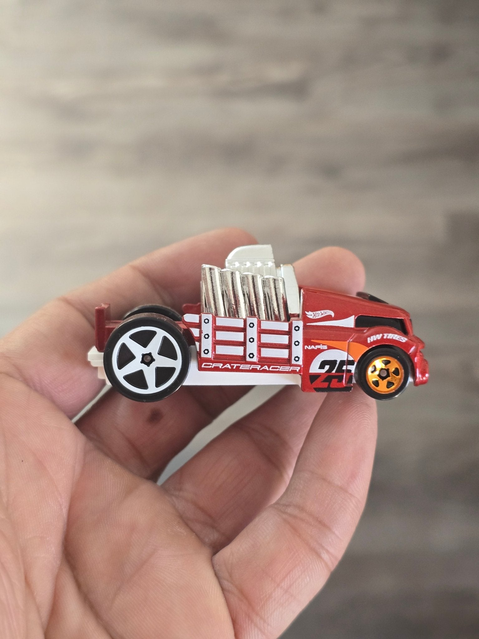 Hot Wheels Crate Racer - Red (Uncarded - New) - Kinder Logs