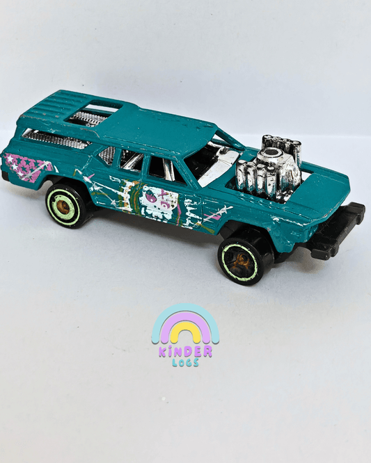 Hot Wheels Cruise Bruiser - Dark Teal (Pre - Owned Car) - Kinder Logs
