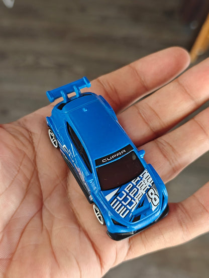 Hot Wheels CUPRA e-RACER - Blue (Uncarded - New) - Kinder Logs