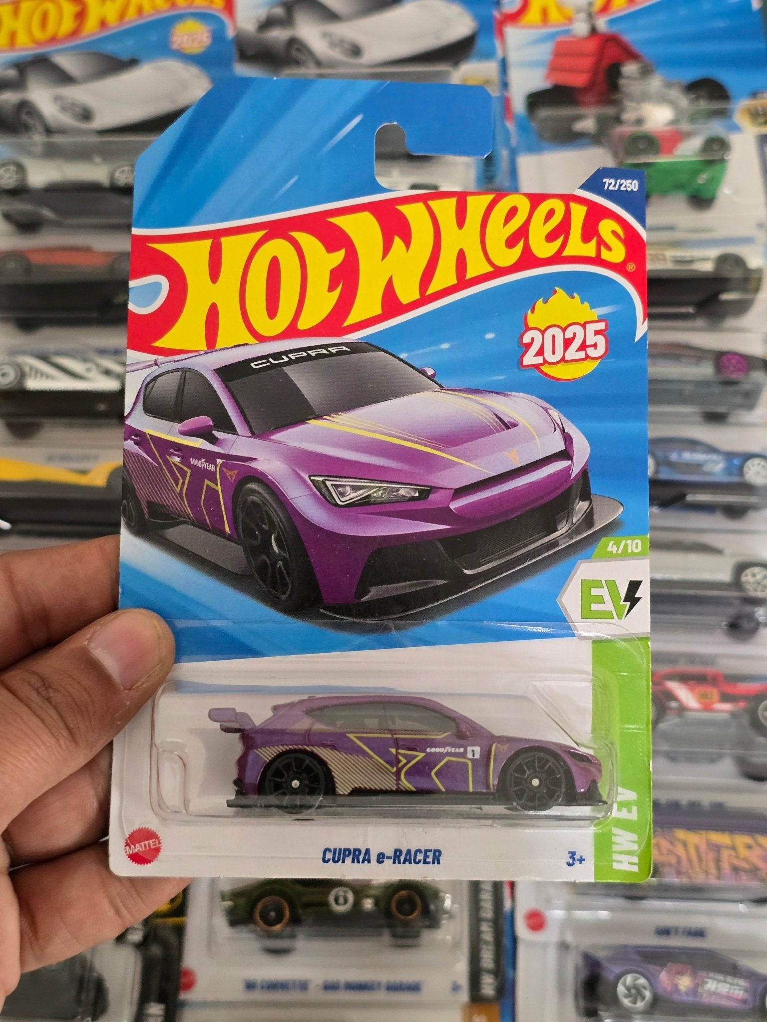 Hot Wheels CUPRA e - RACER - Purple (Imported) - Kinder Logs