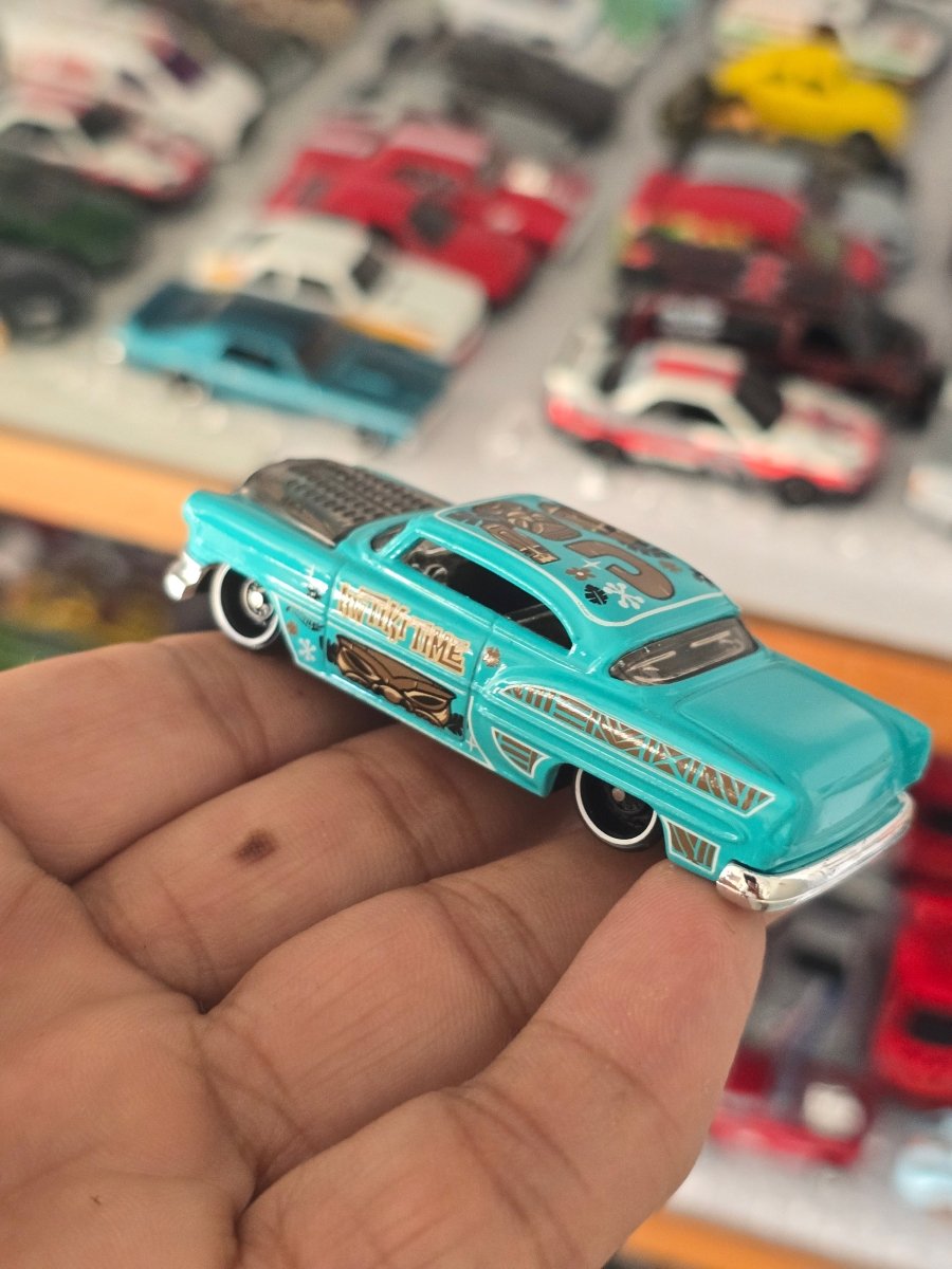 Hot Wheels Custom 1953 Chevy - Teal (Uncarded) - Kinder Logs