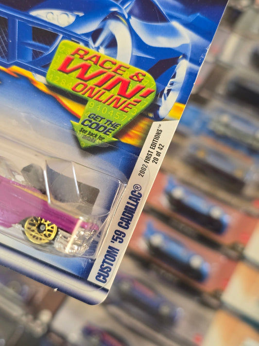 Hot Wheels Custom 1959 Cadillac - Collector No. 032 - Kinder Logs
