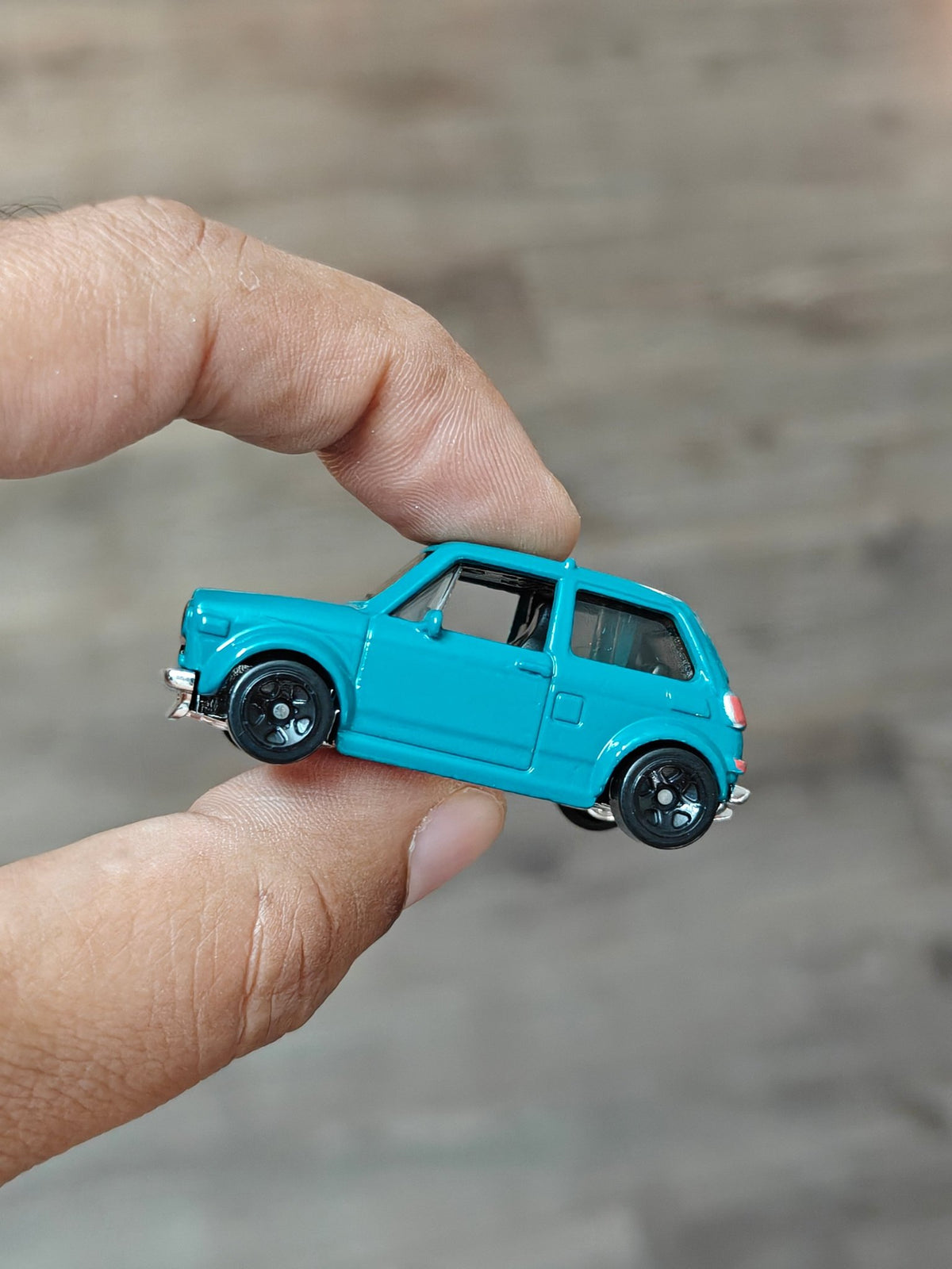 Hot Wheels Custom 1970 Honda N600 - Teal (Uncarded - New) - Kinder Logs