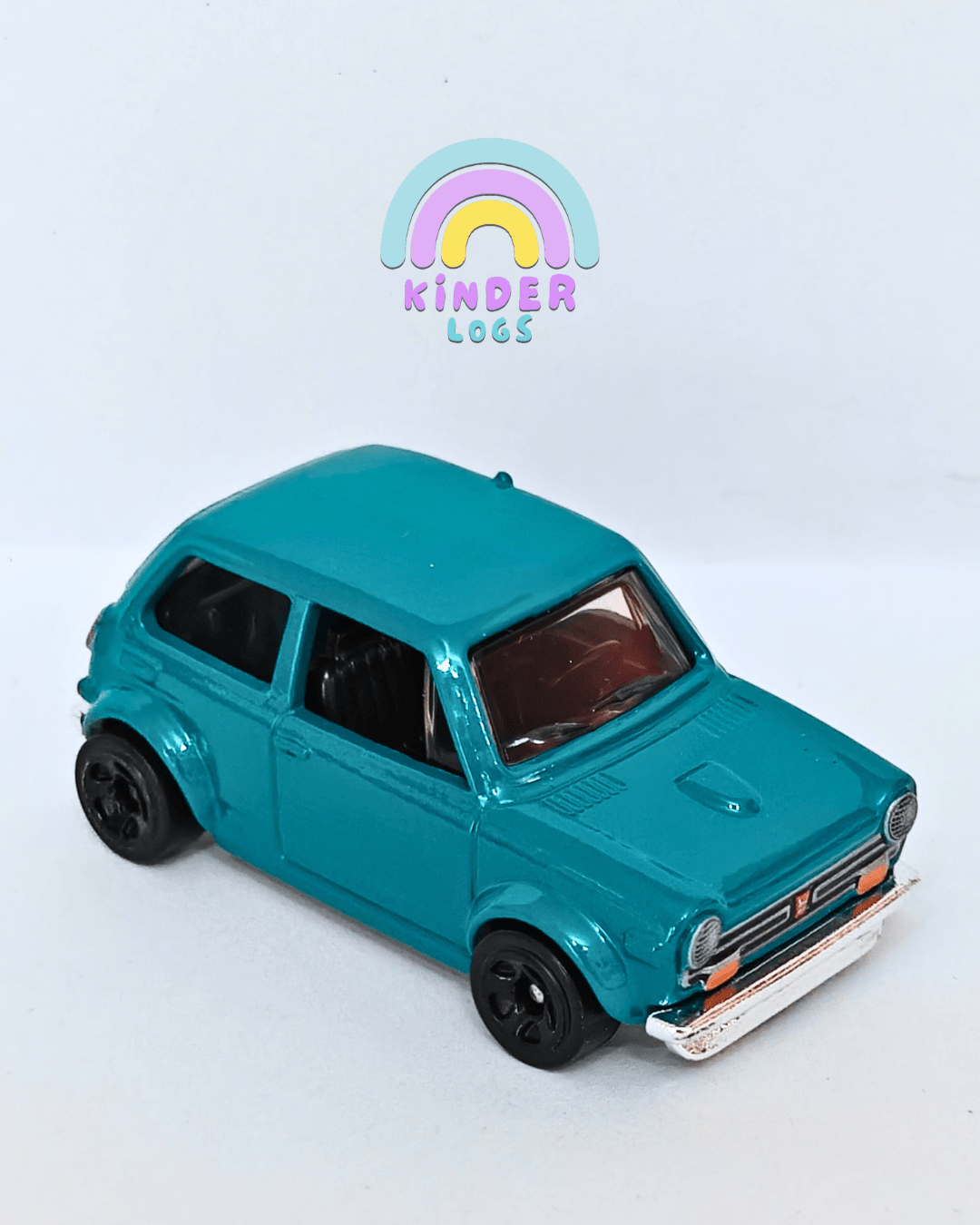 Hot Wheels Custom 1970 Honda N600 - Teal (Uncarded - New) - Kinder Logs