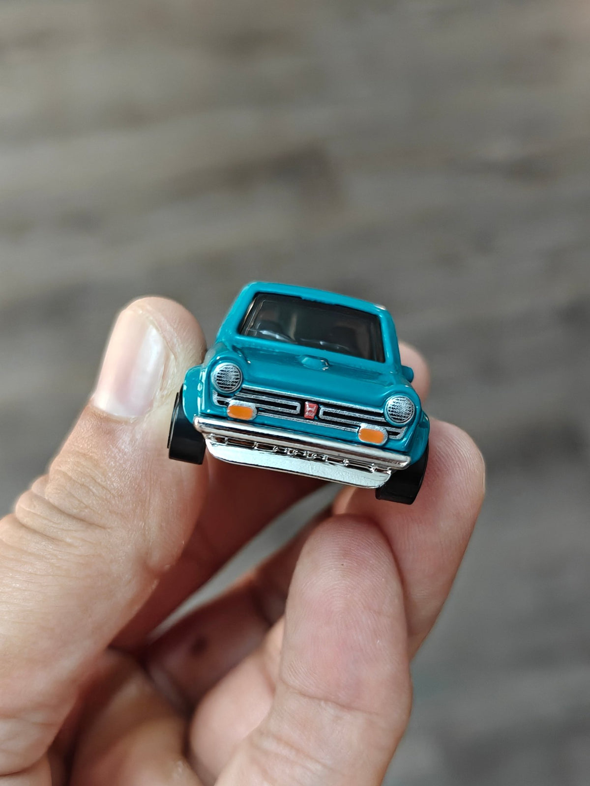 Hot Wheels Custom 1970 Honda N600 - Teal (Uncarded - New) - Kinder Logs
