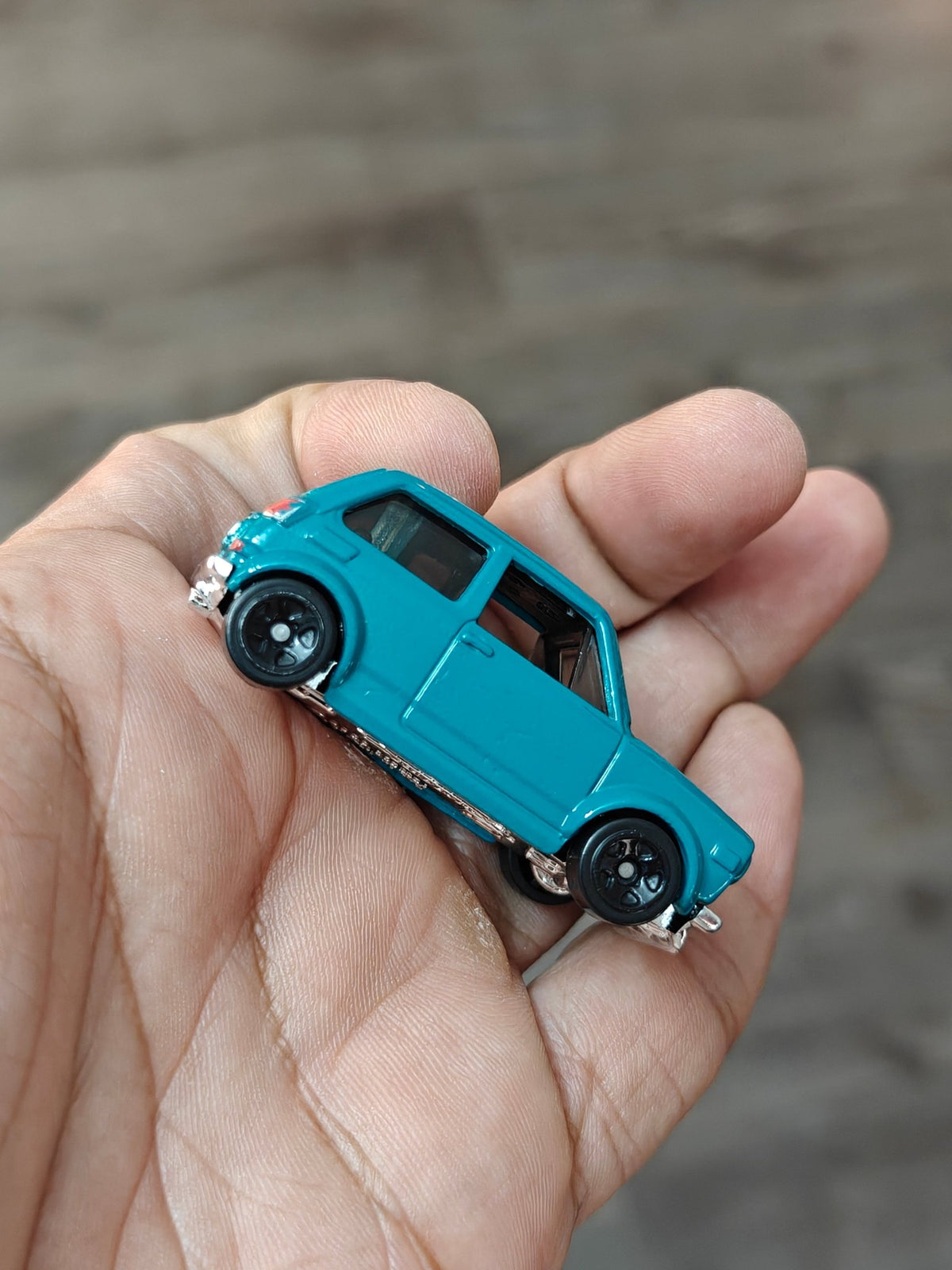 Hot Wheels Custom 1970 Honda N600 - Teal (Uncarded - New) - Kinder Logs