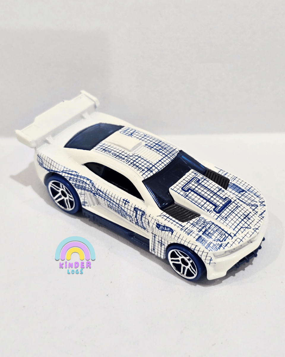 Hot Wheels Custom 2011 Chevrolet Camaro - White (Uncarded) - Kinder Logs