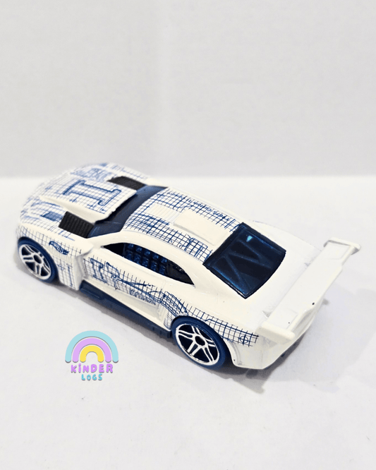 Hot Wheels Custom 2011 Chevrolet Camaro - White (Uncarded) - Kinder Logs