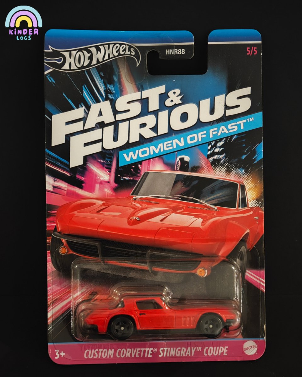 Hot Wheels Custom Corvette Stingray Coupe (Fast and Furious Women Of Fast) - Kinder Logs