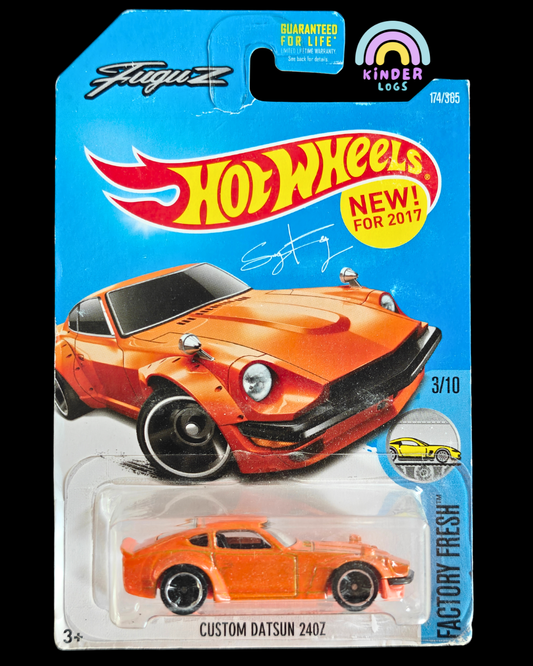 Hot Wheels Custom Datsun 240Z Fugu Z Edition - Orange (Imported) - Kinder Logs