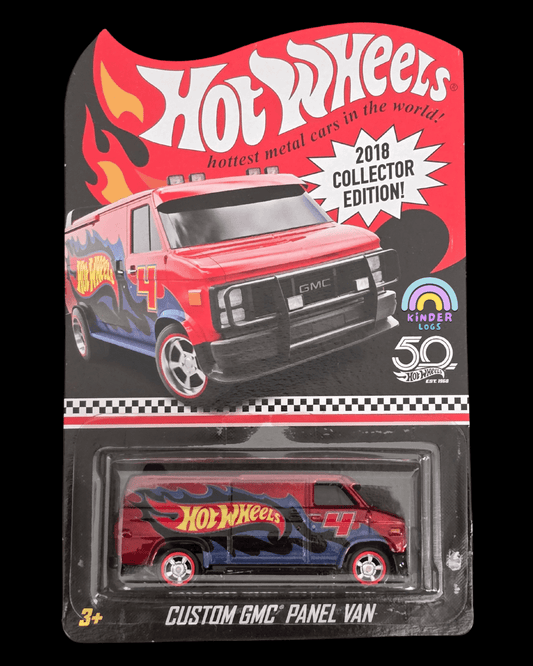 Hot Wheels Custom GMC Panel Van - 2018 Collector Edition - Kinder Logs