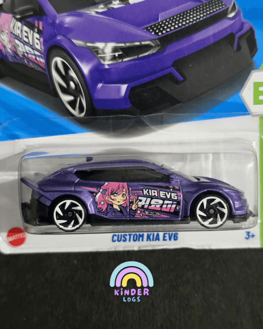 Hot Wheels Custom Kia EV6 (Imported) - Kinder Logs