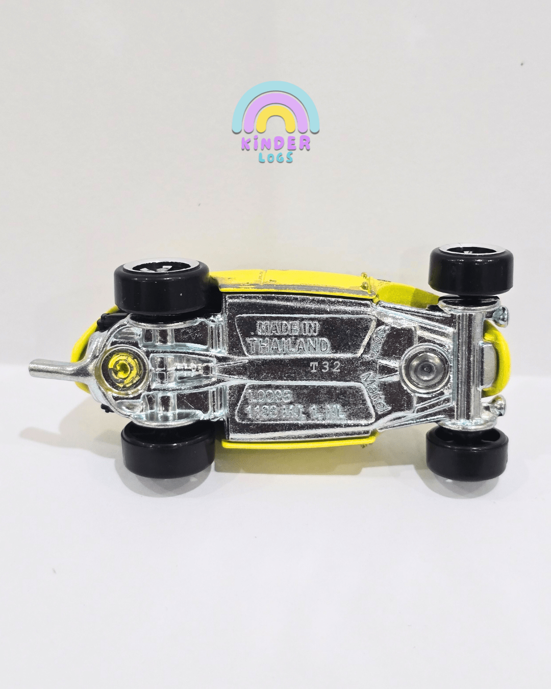 Hot Wheels Custom VW Beetle Transformers - Yellow (Uncarded) - Kinder Logs