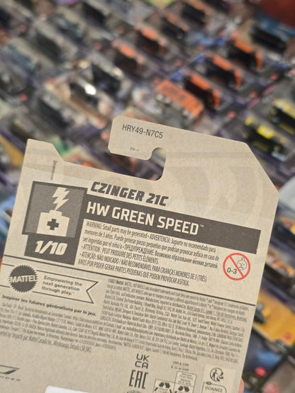 Hot Wheels CZinger 21C - HW Green Speed (Imported) - Kinder Logs