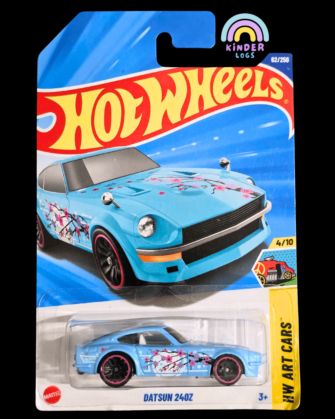 Hot Wheels Datsun 240Z Art Car (Imported) - Kinder Logs