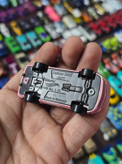 Hot Wheels Datsun 240Z Cherry Blossom - Pink (Uncarded - New) - Kinder Logs