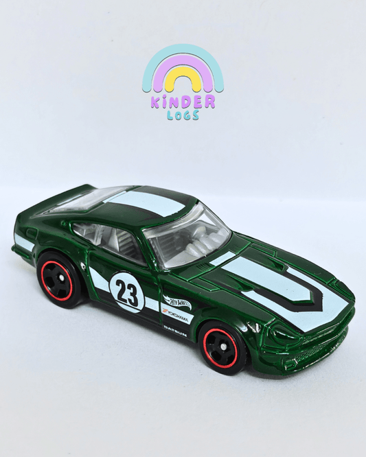 Hot Wheels Datsun 240Z - Green (Uncarded - New) - Kinder Logs