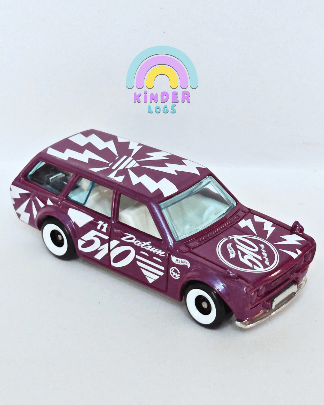 Hot Wheels Datsun 510 Wagon - Purple (Uncarded - New) - Kinder Logs