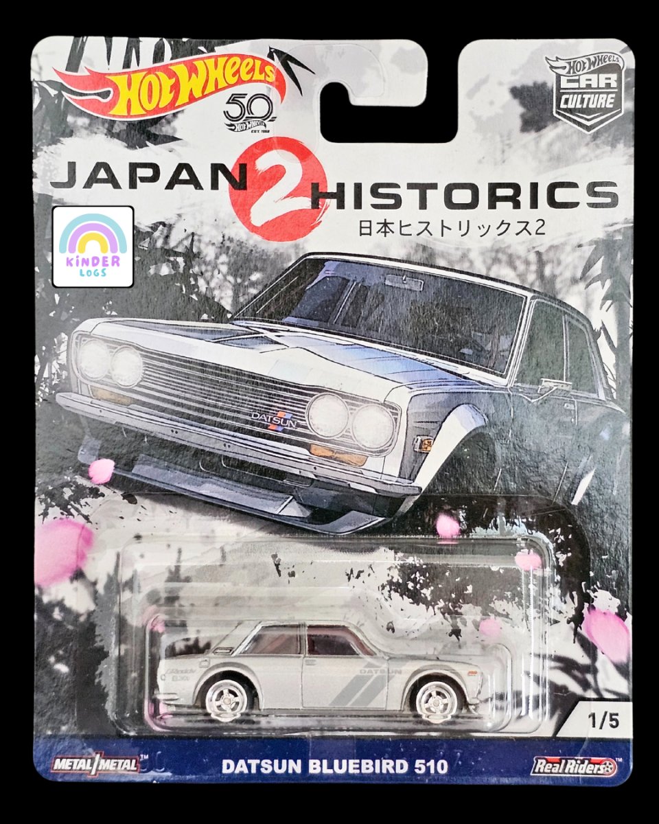 Hot Wheels Datsun Bluebird 510 - Japan Historics 2 - Kinder Logs