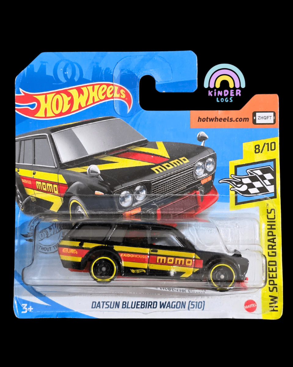 Hot Wheels Datsun Bluebird Wagon 510 - Short Card (Imported) - Kinder Logs