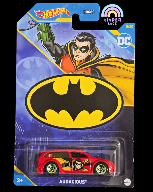 Hot Wheels DC Batman Robin Car "Audacious" - Kinder Logs