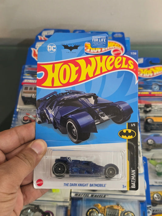 Hot Wheels DC Batman 'The Dark Knight Trilogy' Batmobile - Kinder Logs