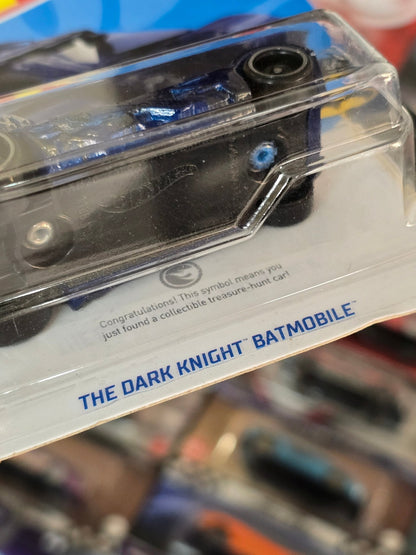Hot Wheels DC Batman 'The Dark Knight Trilogy' Batmobile (Treasure Hunt) - Kinder Logs