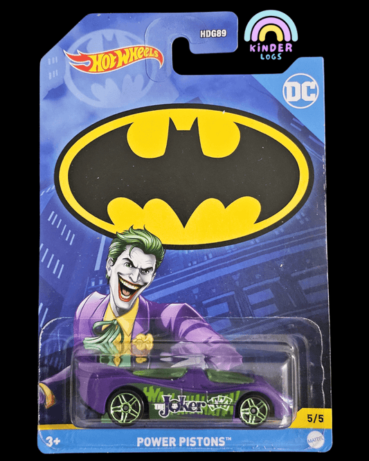 Hot Wheels DC Batman The Joker "Power Pistons" - Kinder Logs